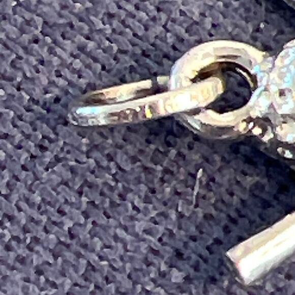 Sterling Silver GOLF Clubs Ball Charm Pendant - Picture 3 of 3